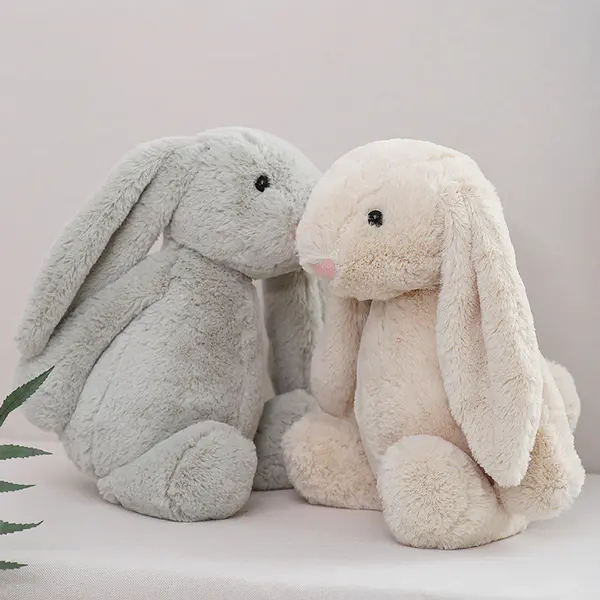 wholesale custom High quality kawaii cute Long Ears Color Stuffed animal easter rabbit plush bunny soft toys