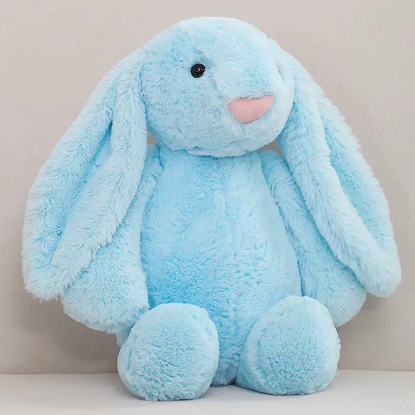 wholesale custom High quality kawaii cute Long Ears Color Stuffed animal easter rabbit plush bunny soft toys