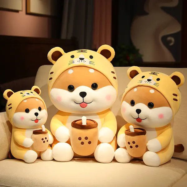 Customised valentine mother day gift lovely look for bear pillow rose bear OEM plush toy stuffed teddy bear