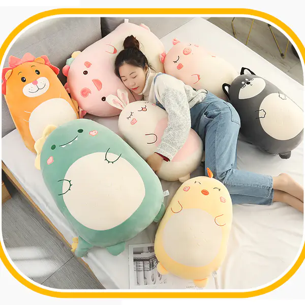 wholesale soft bulk sofa custom throw cushion plush doll stuffed animal toys unicorn plush pillow
