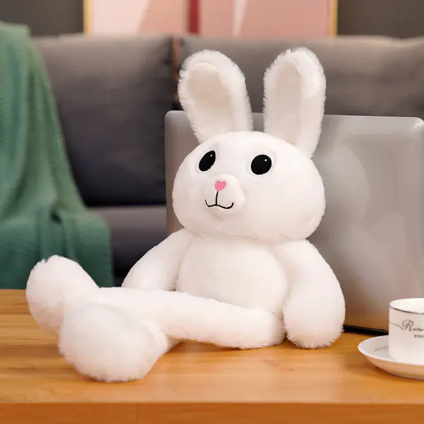 New Internet celebrity ear stretching rabbit action figure TikTok super hot action figure fashion doll Rag Doll plush toy