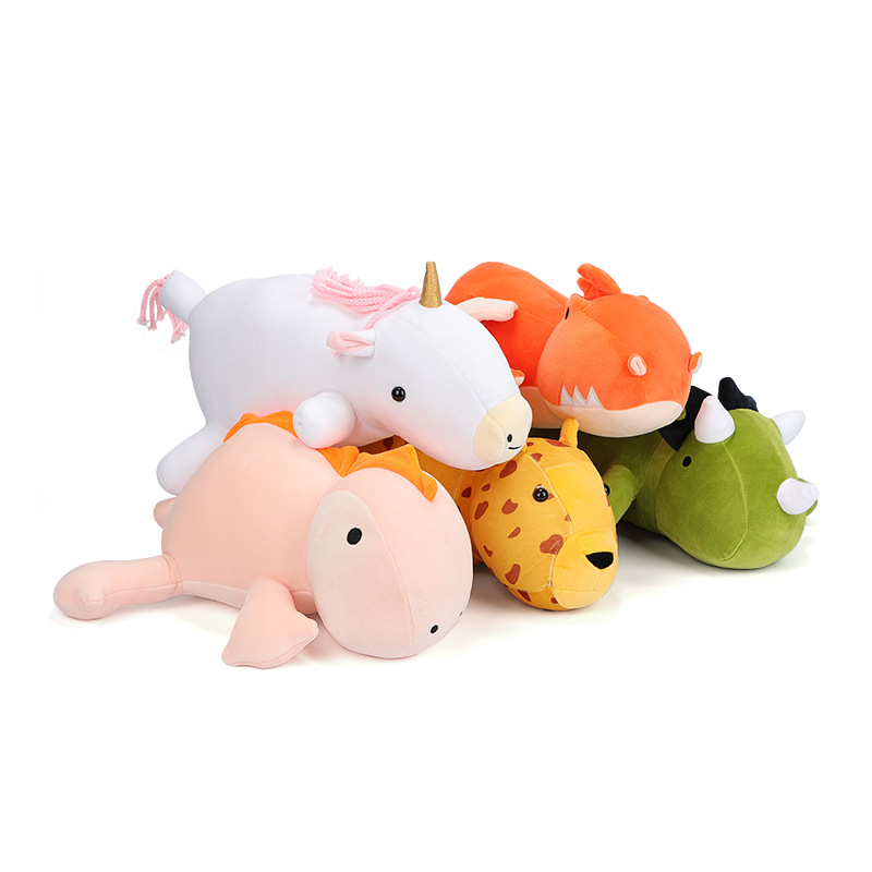 Dinosaur Weighted Plush Plush dolls cute unicorn leopard throw pillows