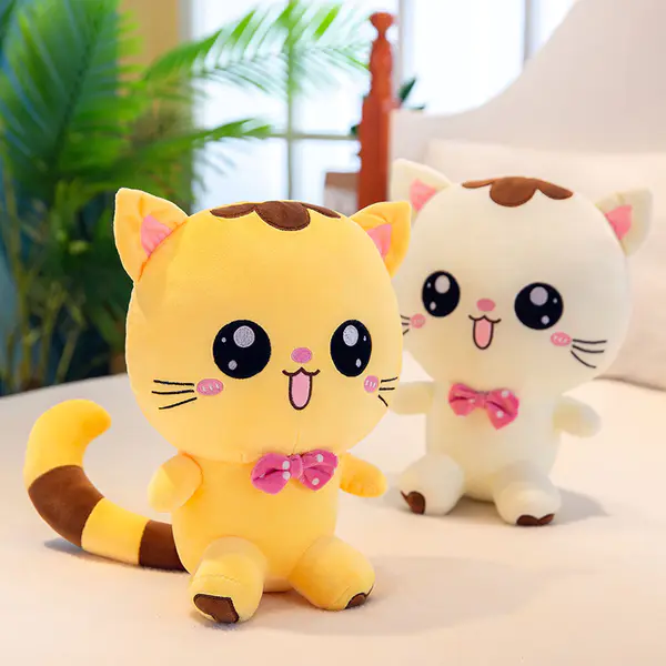 Cute Sweet Cat plush toy doll claw doll machine expression big face cat doll