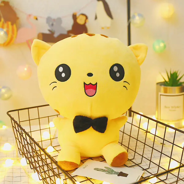 Cute Sweet Cat plush toy doll claw doll machine expression big face cat doll